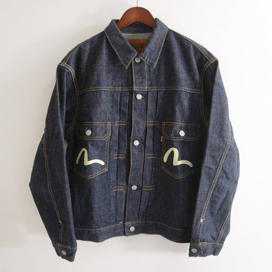 EVISU LOT.1507 2nd Type Denim Jacket Size 42