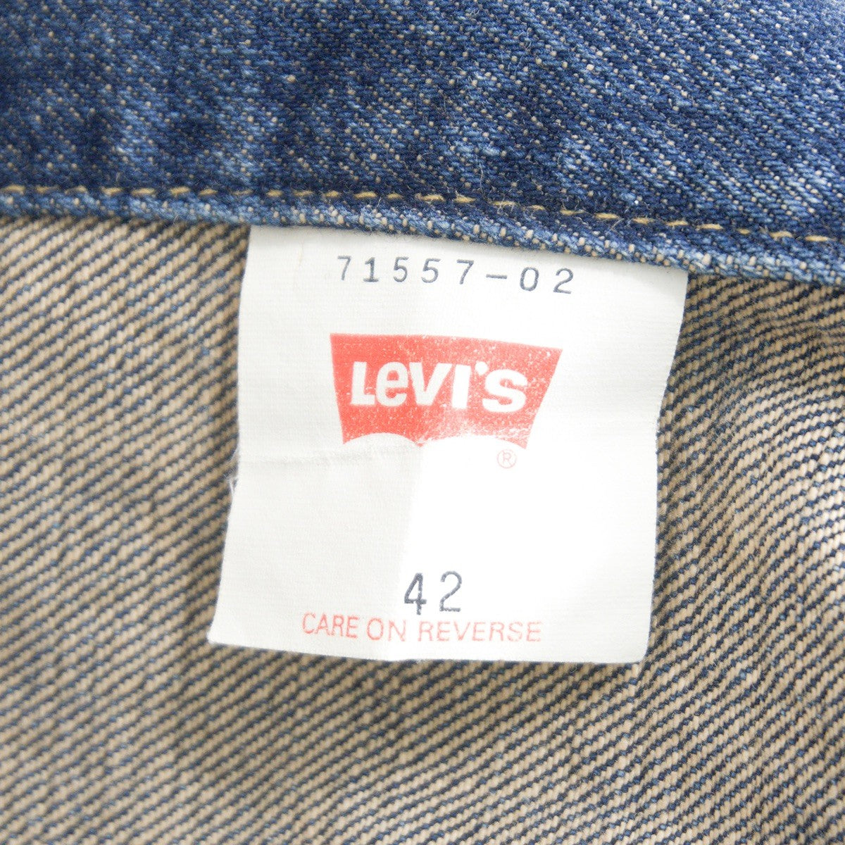 LEVI'S 557XX Big E 3rd Type Denim Jacket MIJ Size 42