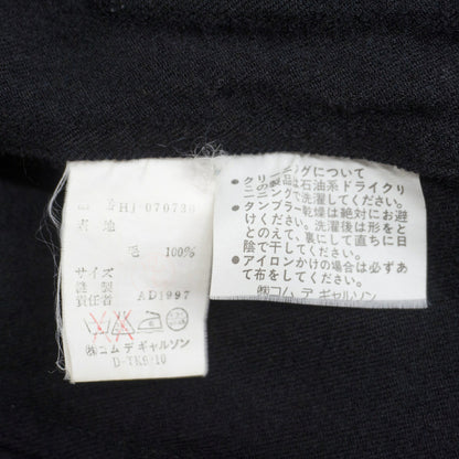 COMME des GARCONS HOMME 90s AD1997 Wool Jacket Black Size M