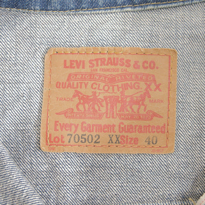 LEVI'S 70502XX Big E 1st Type Made in Denim Jacket Size 40