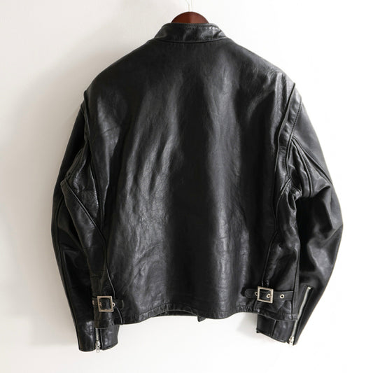 SCHOTT 641 Single Rider Leather Jacket Boa Liner Size 46