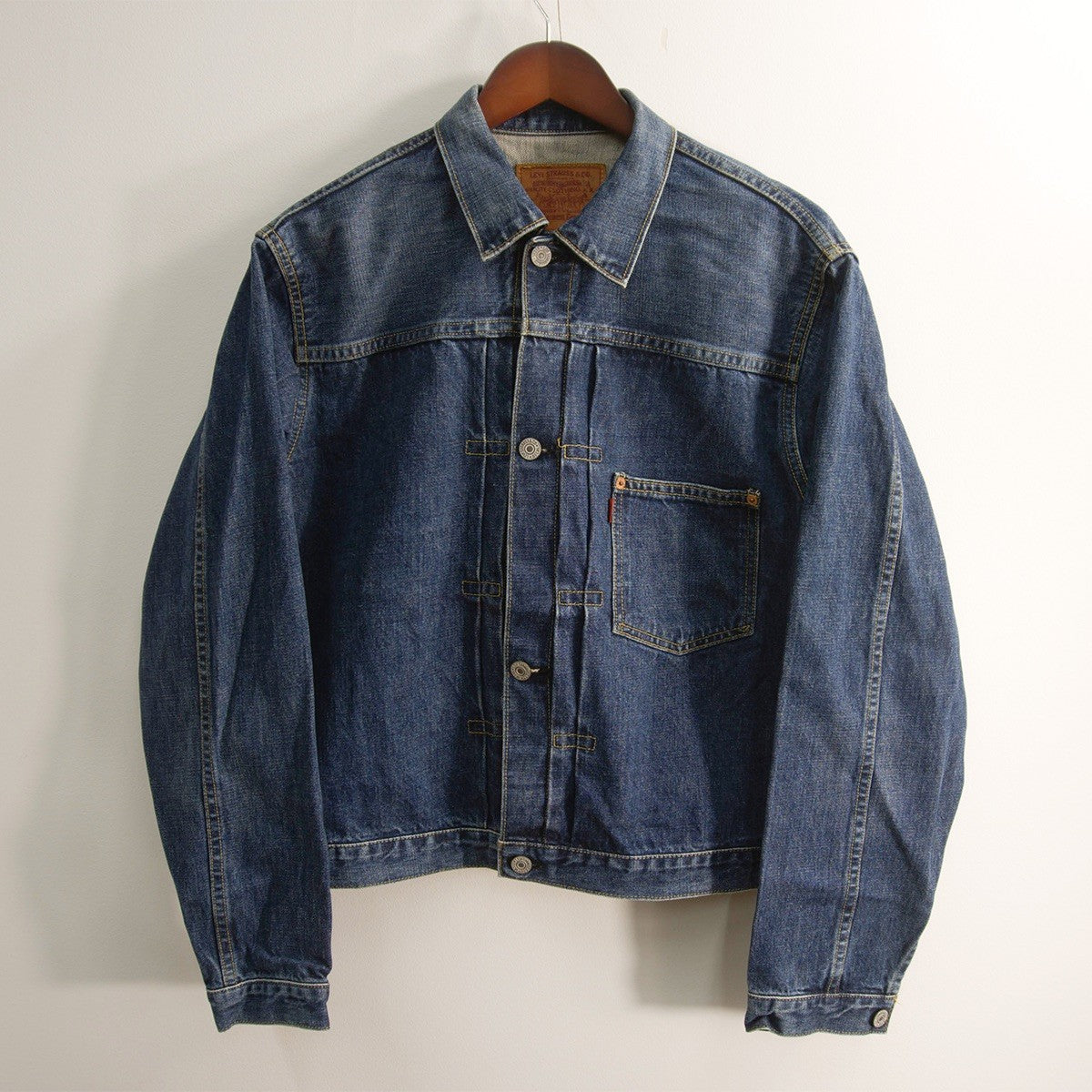 LEVI'S 506XX Big E Wartime Model Denim Jacket Size 42
