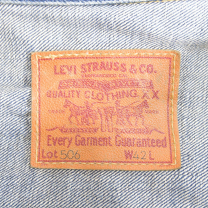 LEVI'S 506XX Big E Wartime Model Denim Jacket Size 42