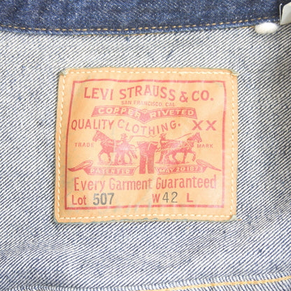 LEVI'S VINTAGE CLOTHING 507XX Big E Denim Jacket Size 42
