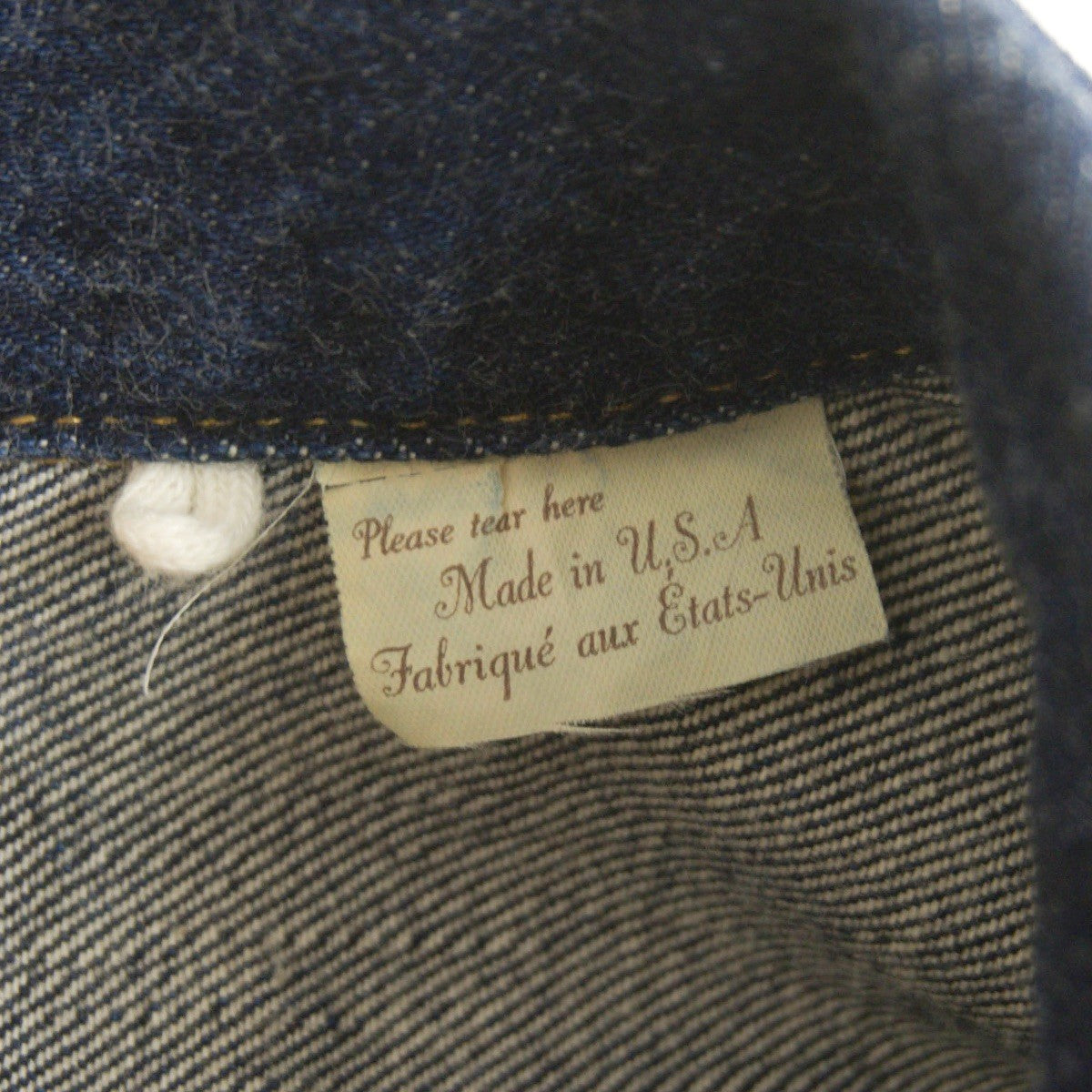 LEVI'S VINTAGE CLOTHING 507XX Big E Denim Jacket Size 42