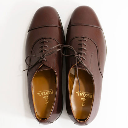 REGAL Straight Tip Leather Shoes Size 26.5EE