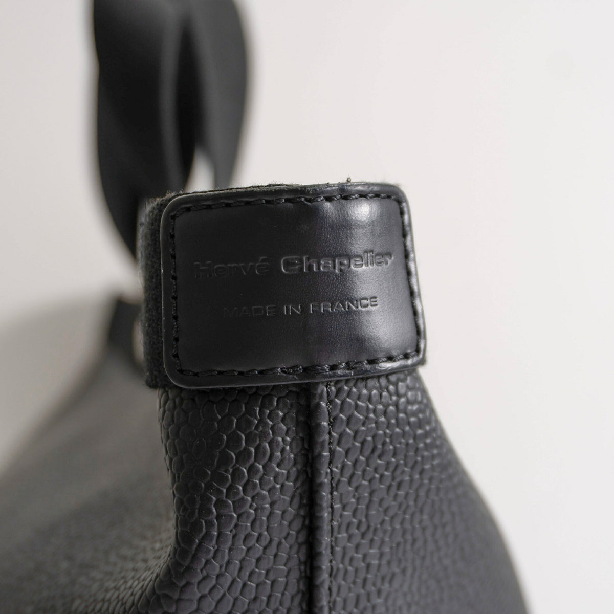Herve Chapelier 725GP Coated Bag Noir