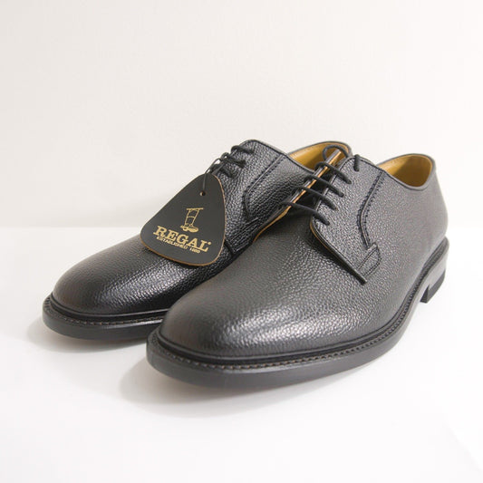 REGAL 2509N Plain Toe Embossed Leather Shoes Size 25.5cm
