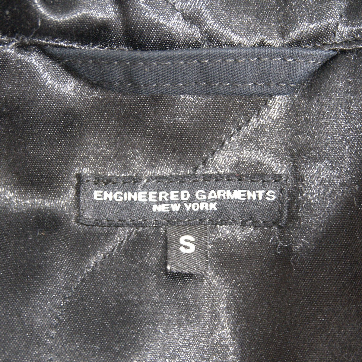 Engineered Garments Navy Double Cloth Field Parka Jacket Size S