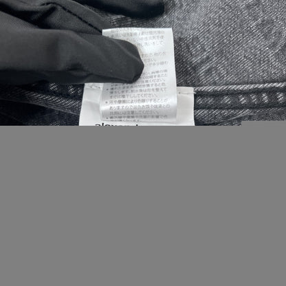 Alexander Wang All-Over Print Denim Jacket Black Size M
