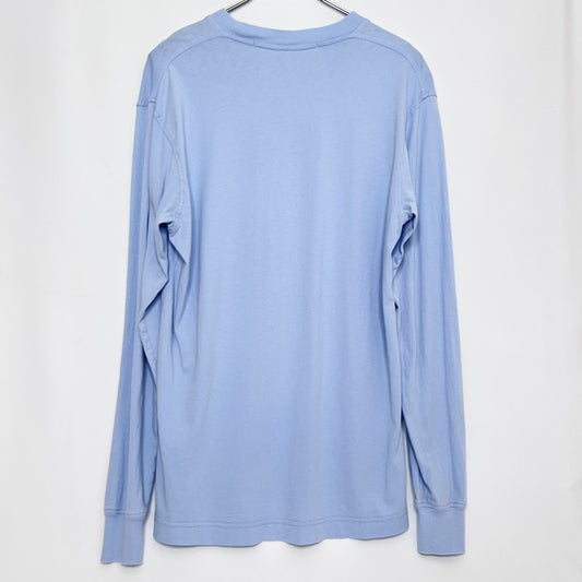Alexander Wang Logo Patch Oversized T-Shirt Blue Size XS