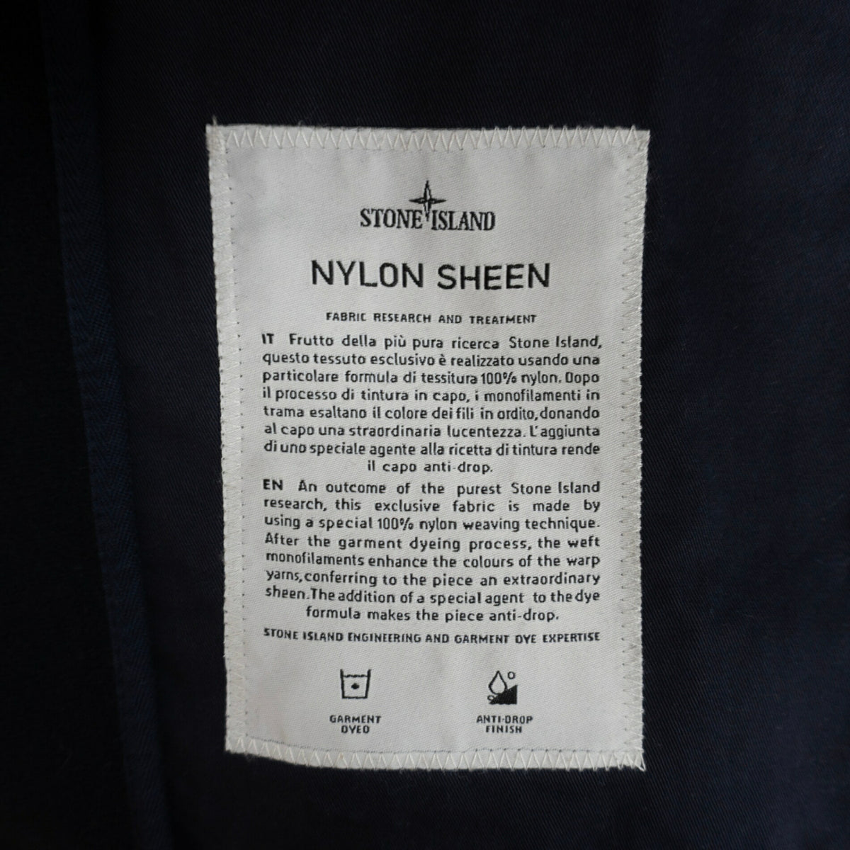 STONE ISLAND 11AW NYLON SHEEN COAT Mods Coat Archive Size S