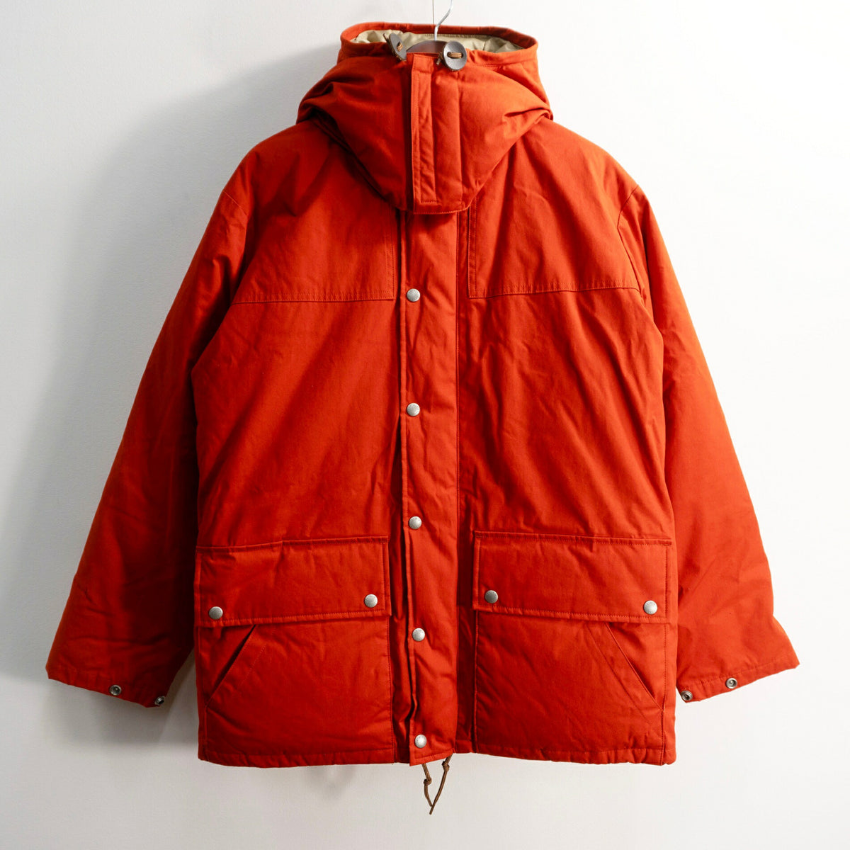 NIGEL CABOURN Donkey Down Jacket Orange Flap Pockets Size 48