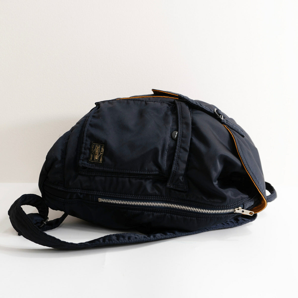 HEAD PORTER Tanker Nylon Backpack Iron Blue