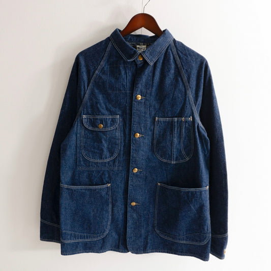 orSlow 50s Dark Indigo Denim Coverall Jacket Size 2