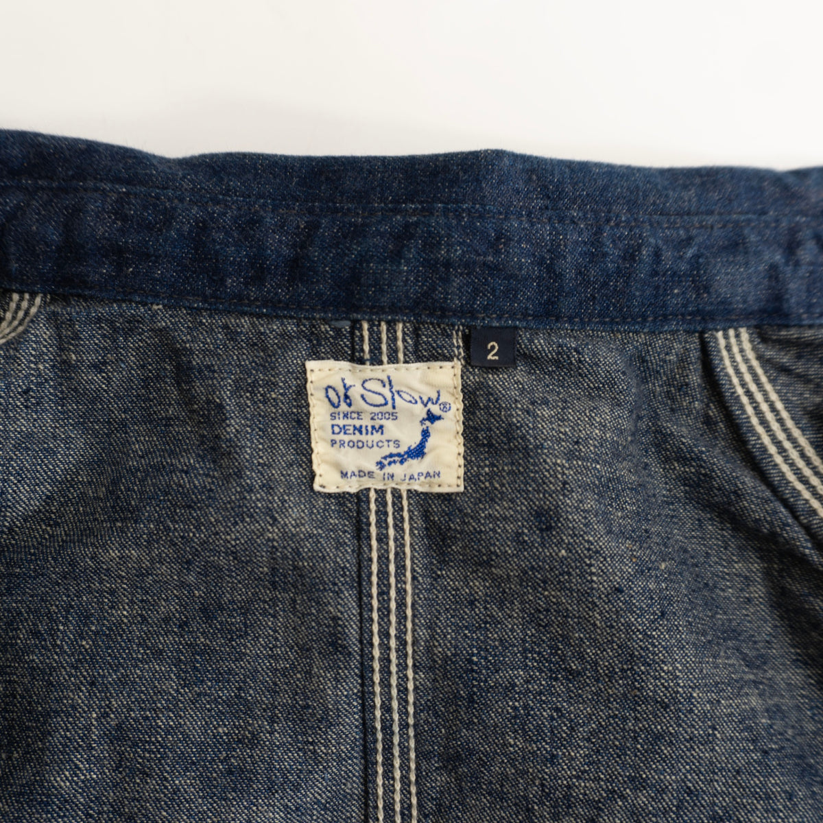 orSlow 50s Dark Indigo Denim Coverall Jacket Size 2