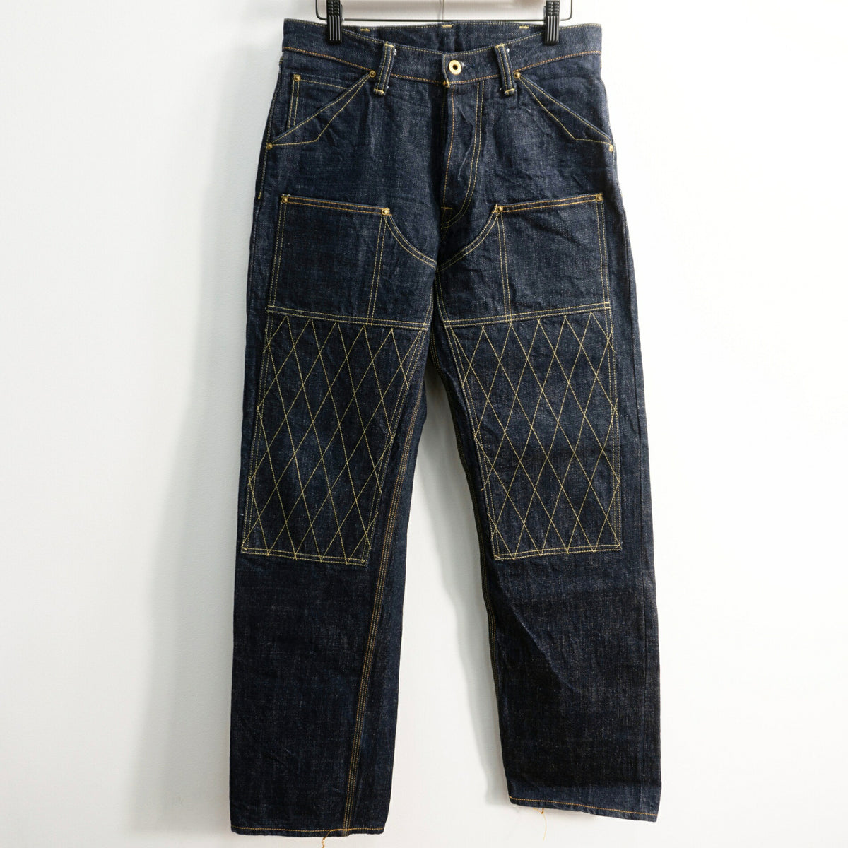 trophy clothing Double Knee Indigo Denim Jeans Size 31
