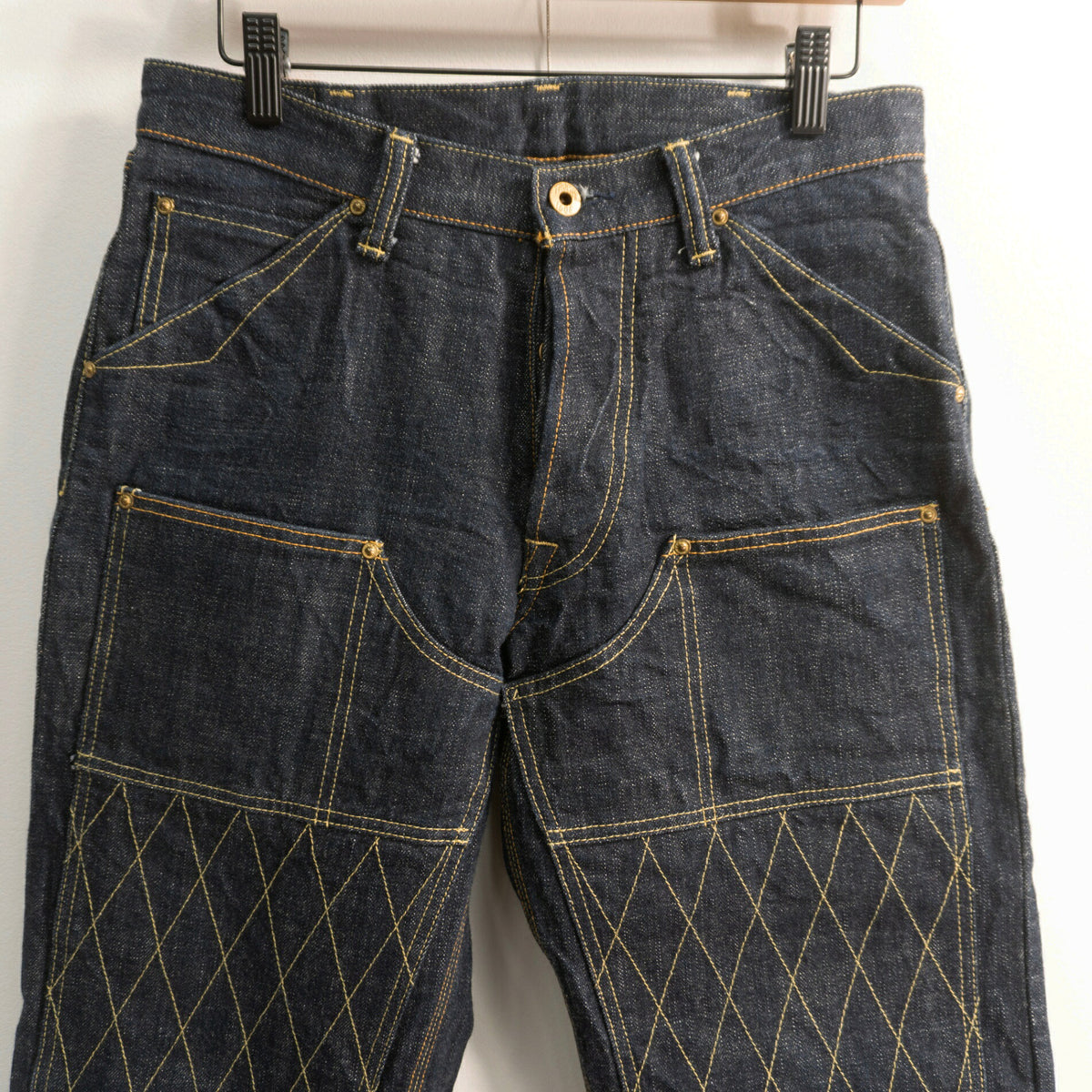 trophy clothing Double Knee Indigo Denim Jeans Size 31