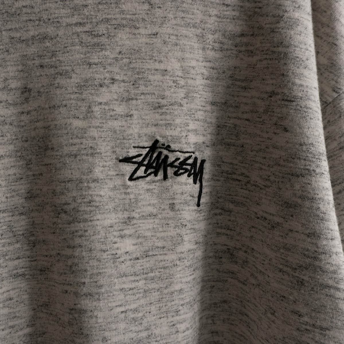 OLD STUSSY 80s USA Collar Tape Logo T-Shirt Size L