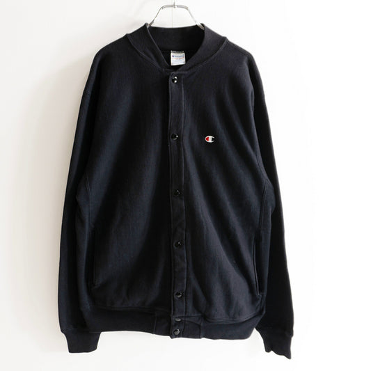 Champion USA 90s Snap Cardigan Black Size L