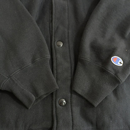 Champion USA 90s Snap Cardigan Black Size L