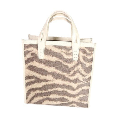 A VACATION BOX Zebra Jacquard 25CM 13CM Tote Size 25CM  25CM 13CM