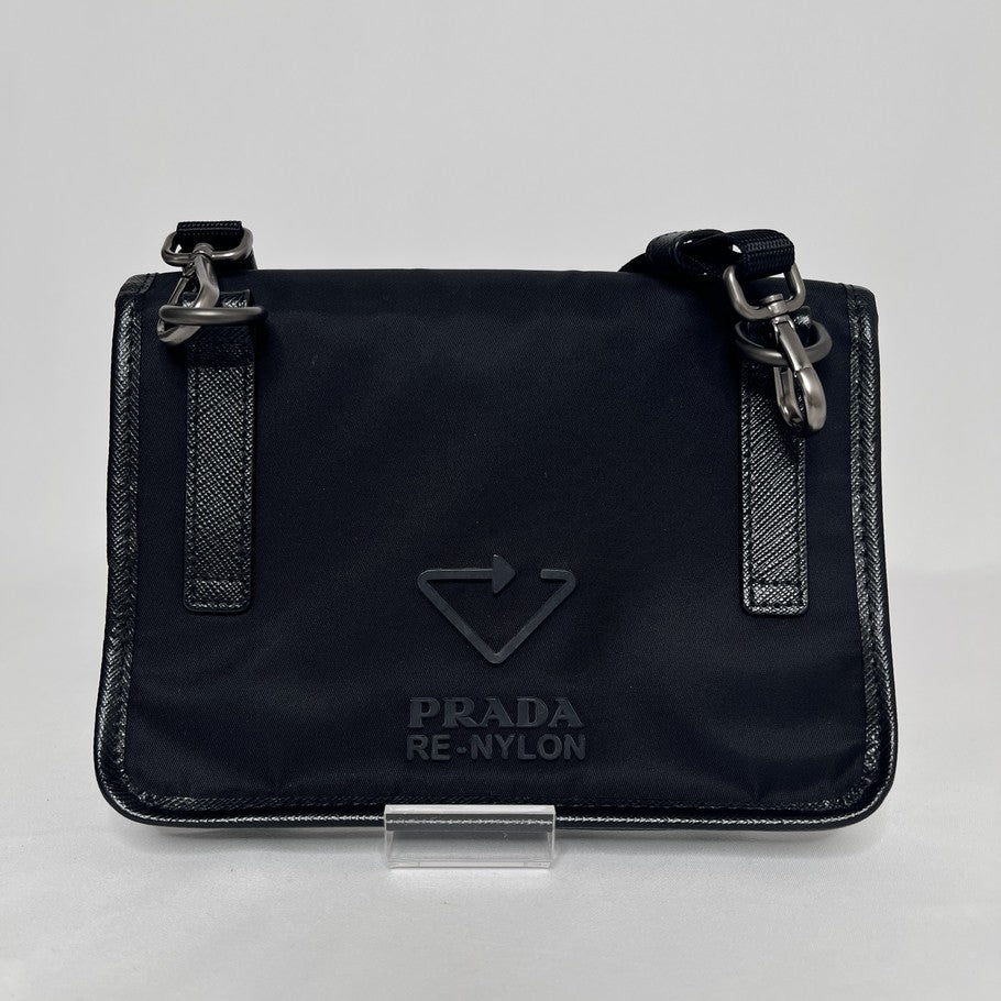 PRADA Re-Nylon Saffiano Shoulder Bag Size ONE SIZE
