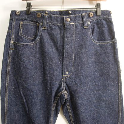 Hellers Cafe Cinch Back Denim Pants Size 34