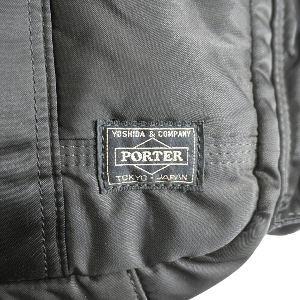 PORTER Tanker Nylon Boston Bag (L) Black