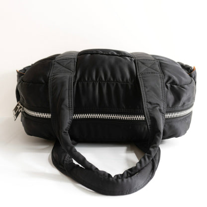 PORTER Tanker Nylon Boston Bag (L) Black