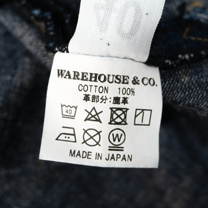 WAREHOUSE Lot.2213 1880 Heavy Leather Bound Jumper Size 40
