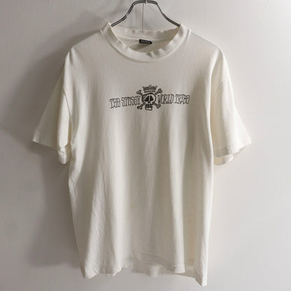 USA 90s OLD STUSSY Skull Print T-Shirt Size M