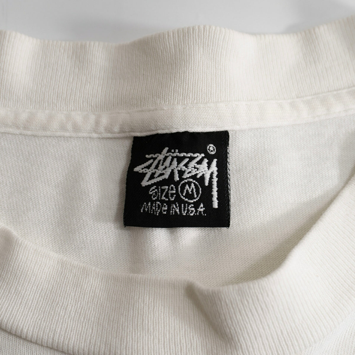 USA 90s OLD STUSSY Skull Print T-Shirt Size M