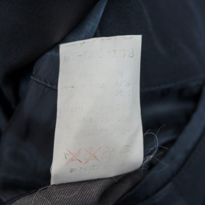 Y's for men Ribbed Collar Long Coat Black Size M