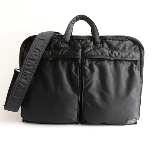 PORTER Tanker Nylon 2-Way Shoulder Bag Black