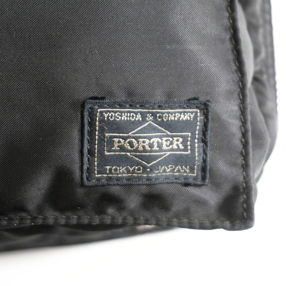 PORTER Tanker Nylon 2-Way Shoulder Bag Black