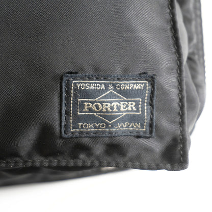 PORTER Tanker Nylon 2-Way Shoulder Bag Black