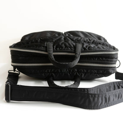 PORTER Tanker Nylon 2-Way Shoulder Bag Black