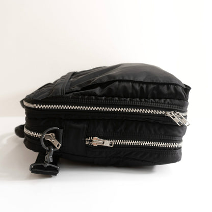 PORTER Tanker Nylon 2-Way Shoulder Bag Black