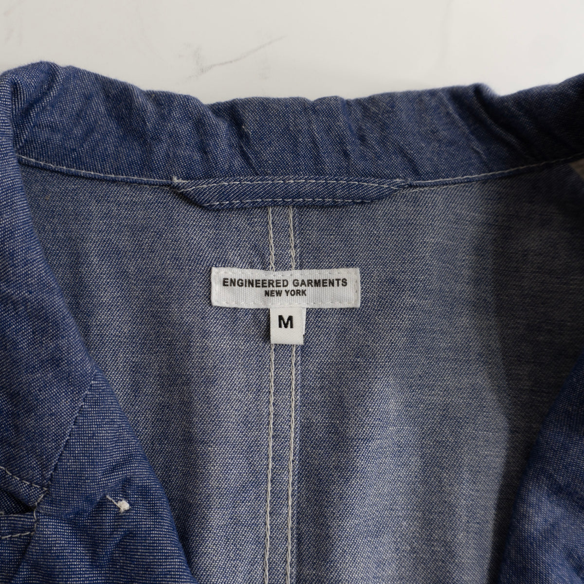 Engineered Garments Bedford Indigo Chambray Jacket Size M