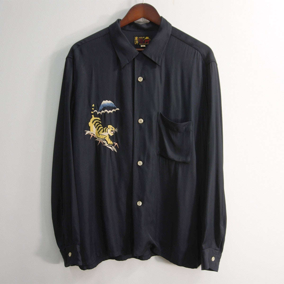 TAILOR TOYO Rayon Embroidered Souvenir Shirt Size XL