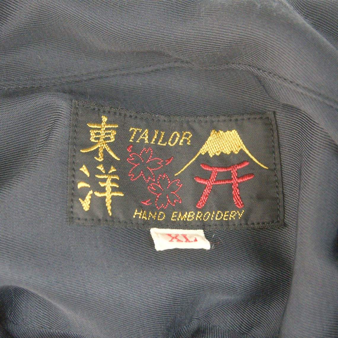TAILOR TOYO Rayon Embroidered Souvenir Shirt Size XL