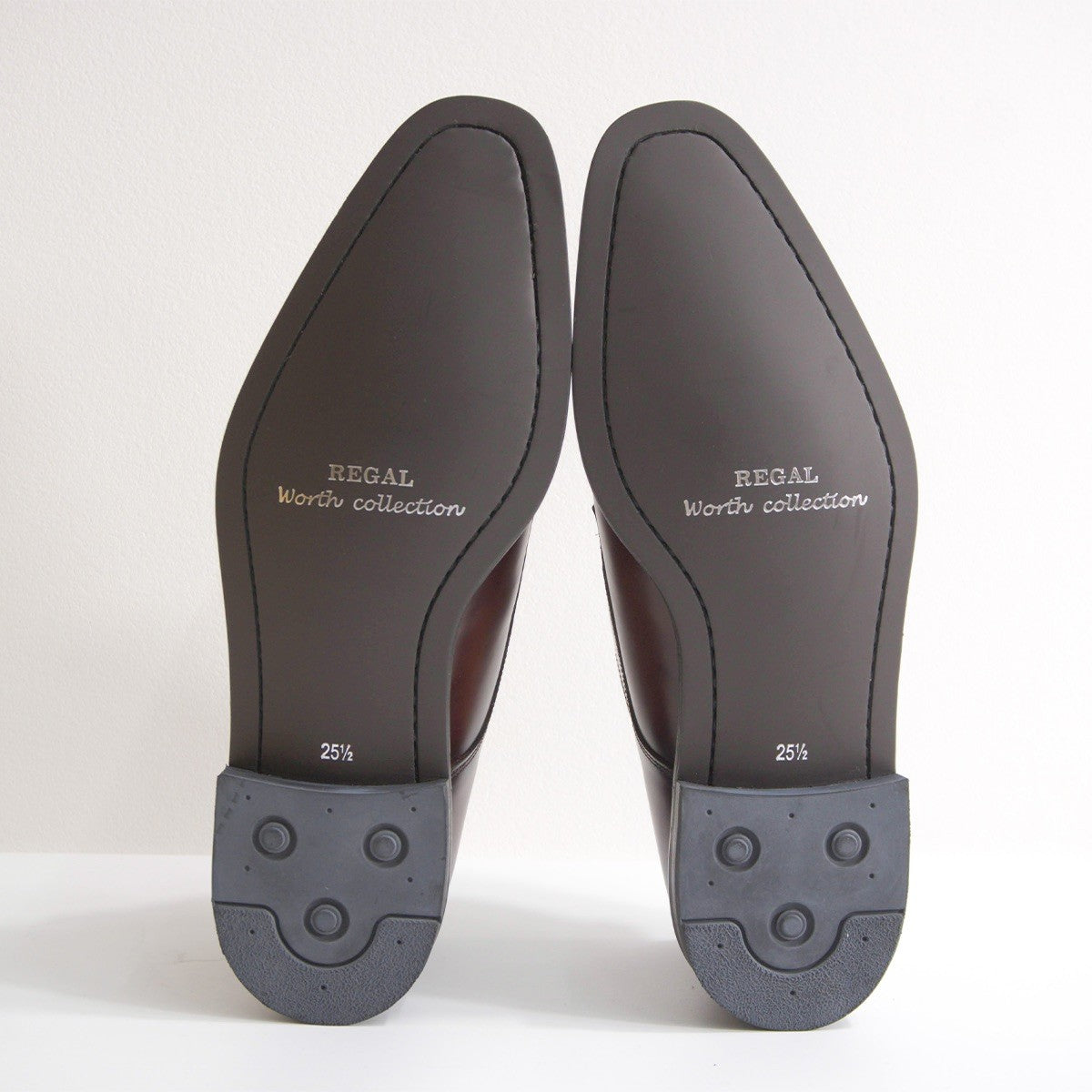 REGAL worth collection Monk Strap Leather Shoes Size 25.5cm