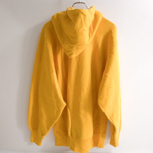 CHAMPION 90s Reverse Weave Hoodie Mustard Size XL