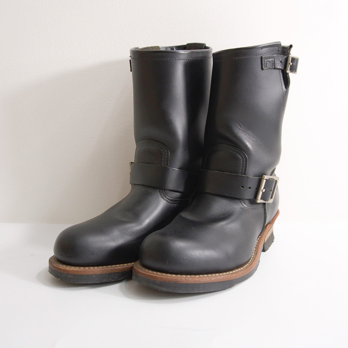 REDWING 14' 2268 Engineer Boots Black Made in USA Size 7.5D