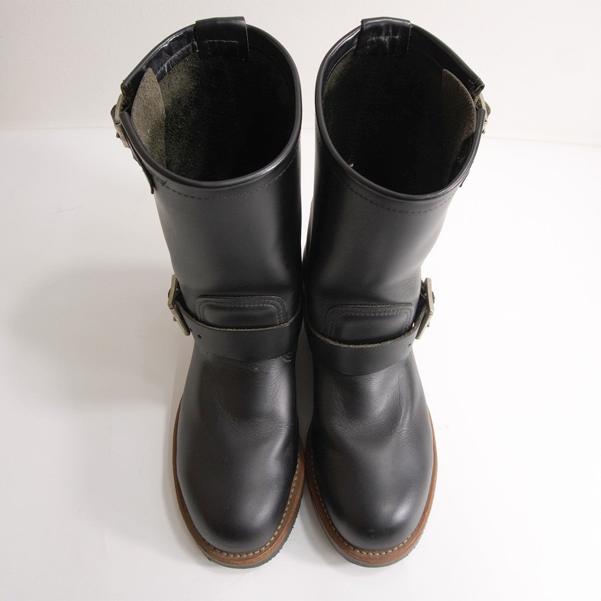 REDWING 14' 2268 Engineer Boots Black Made in USA Size 7.5D