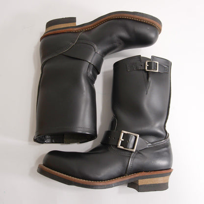 REDWING 14' 2268 Engineer Boots Black Made in USA Size 7.5D
