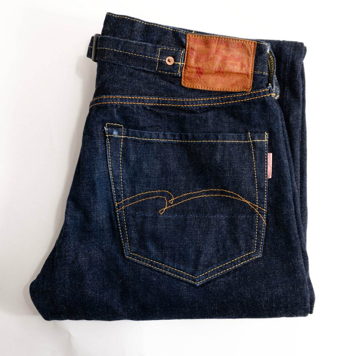 STUDIO D'ARTISAN Natural Indigo Rope Dyed Jeans Size 33