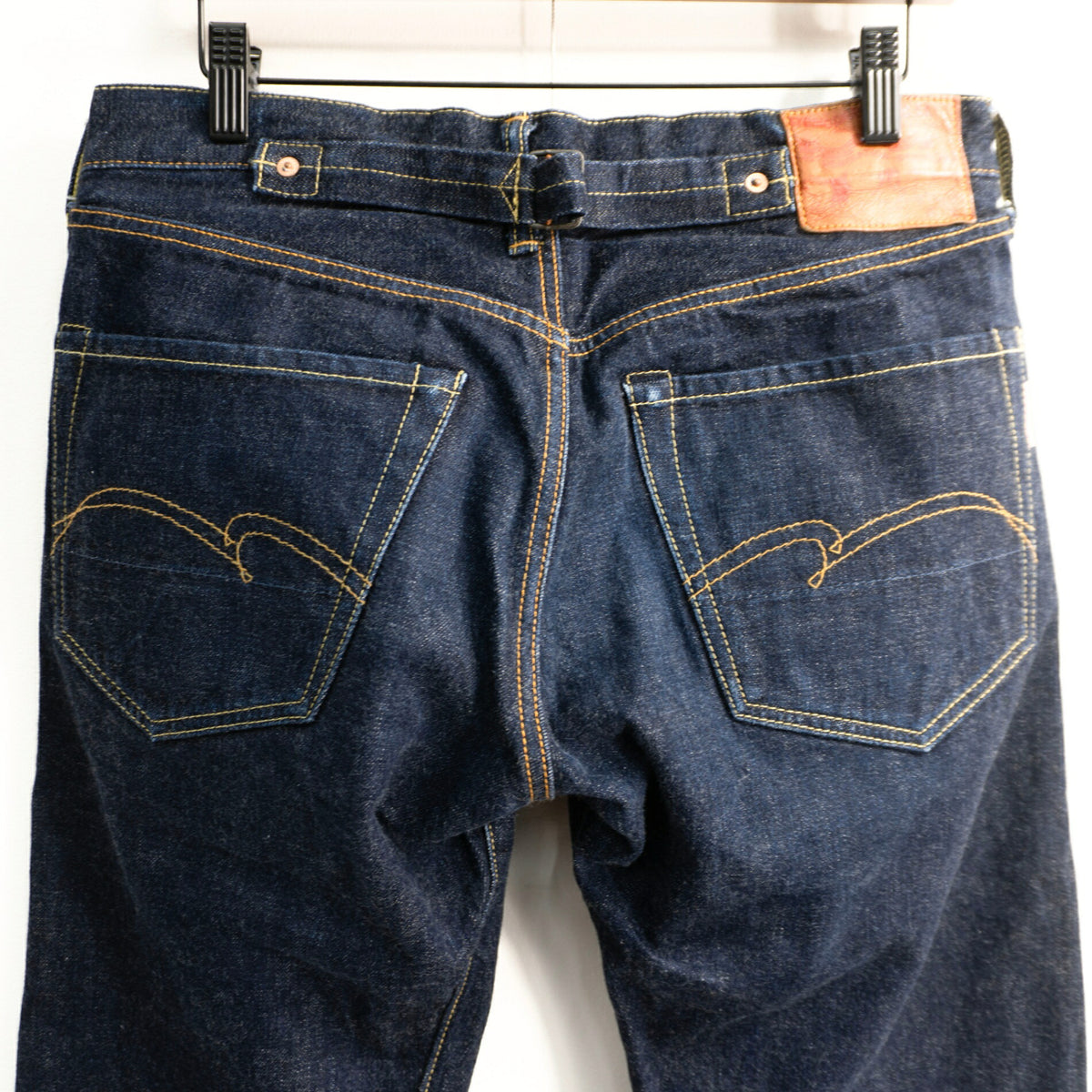 STUDIO D'ARTISAN Natural Indigo Rope Dyed Jeans Size 33