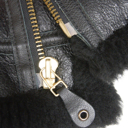 AVIREX B-3 Mouton Sheepskin Bomber Jacket Size 46